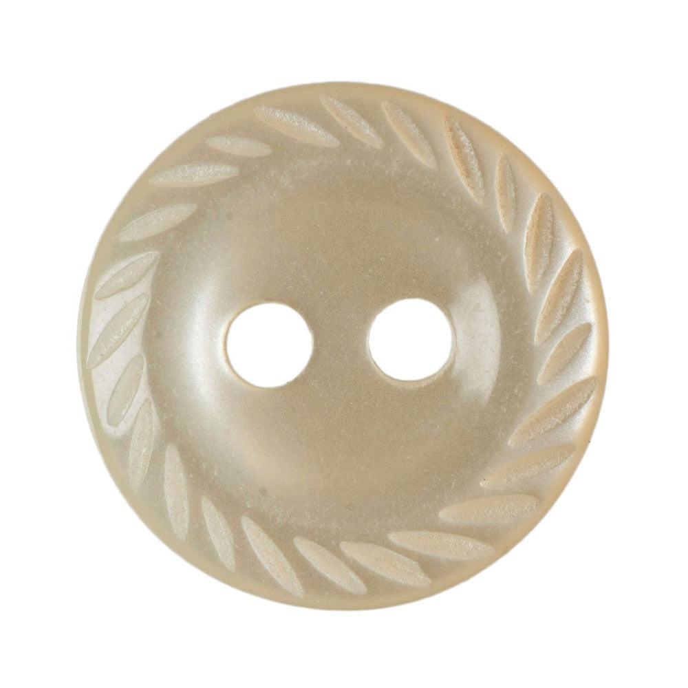 Hemline Decorative Baby Buttons Cream