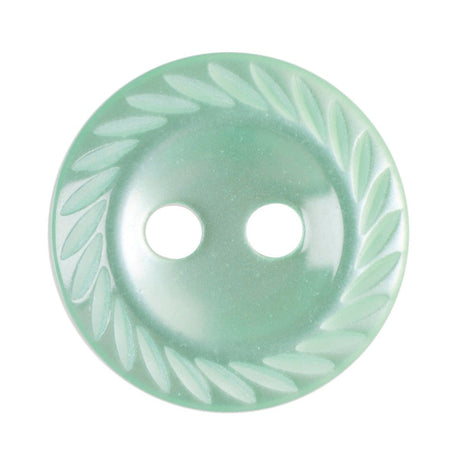 Hemline Decorative Baby Buttons Green