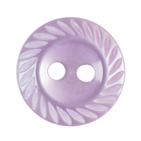 Hemline Decorative Baby Buttons Lilac