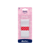Hemline Elastic 40 mm White
