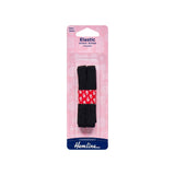 Hemline Elastic 9 mm Black