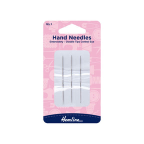 Hemline Embroidery Double Tip Needles