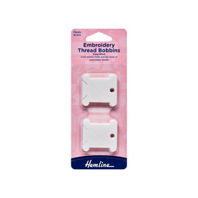 Hemline Embroidery Thread Plastic Bobbins