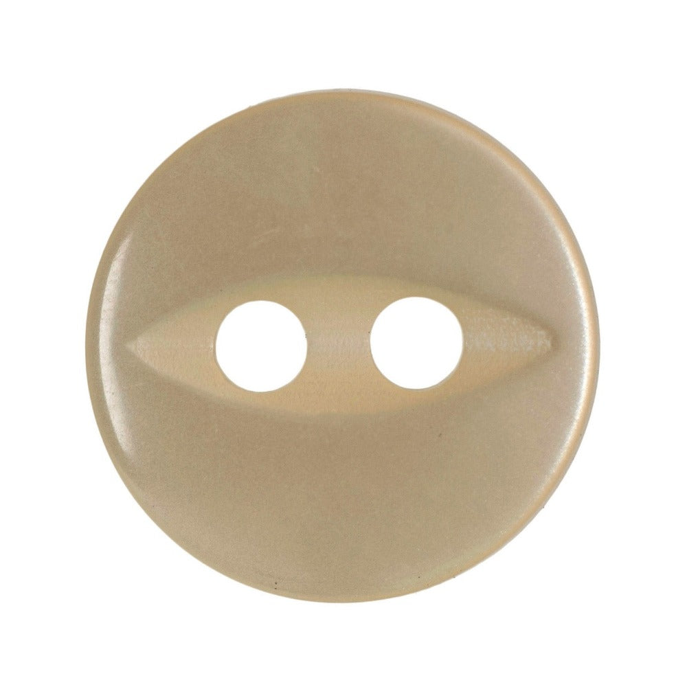 Hemline Fish Eye Buttons 11.25 mm Cream