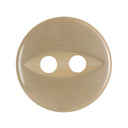 Hemline Fish Eye Buttons 11.25 mm Cream