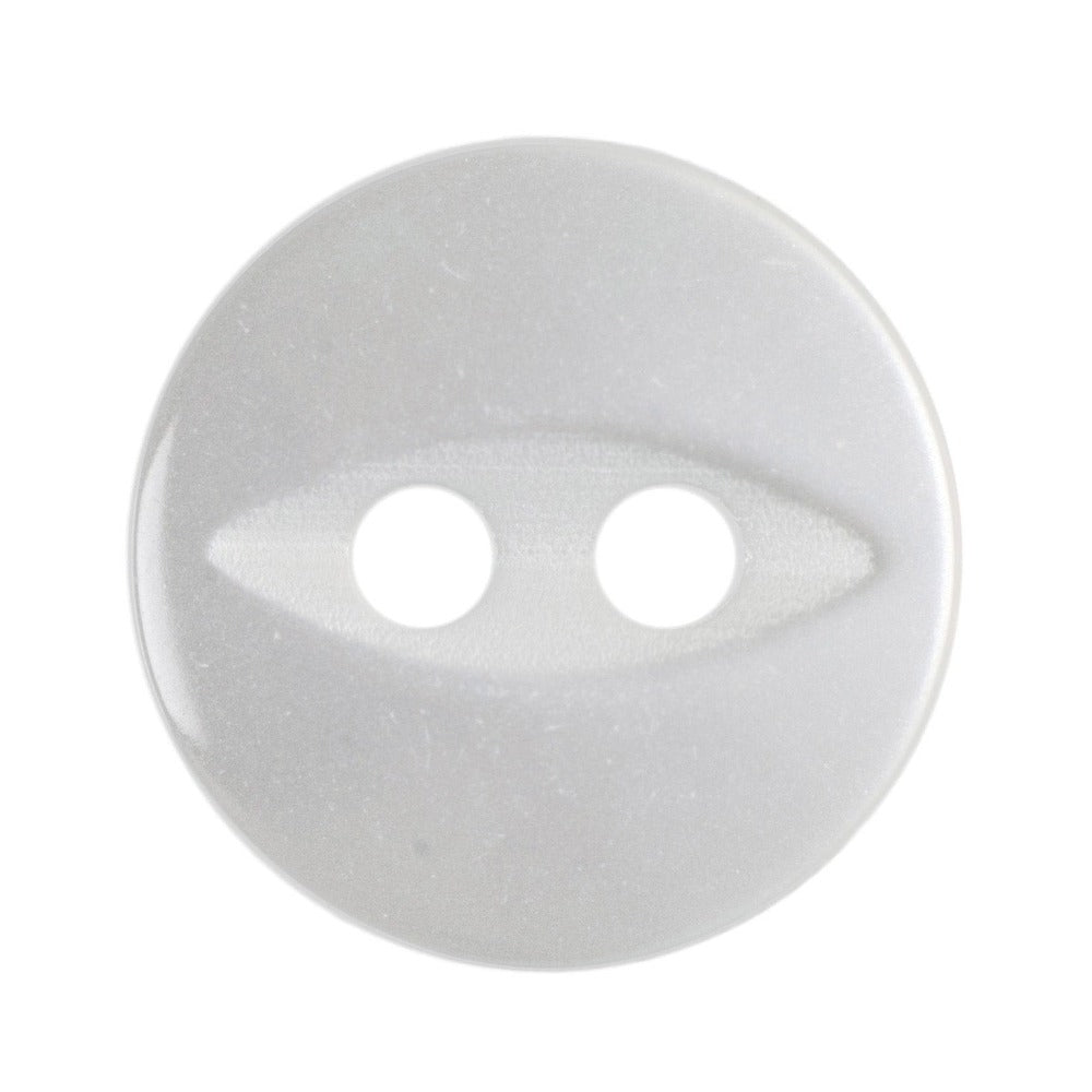 Hemline Fish Eye Buttons 11.25 mm White