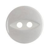 Hemline Fish Eye Buttons 13.75 mm White