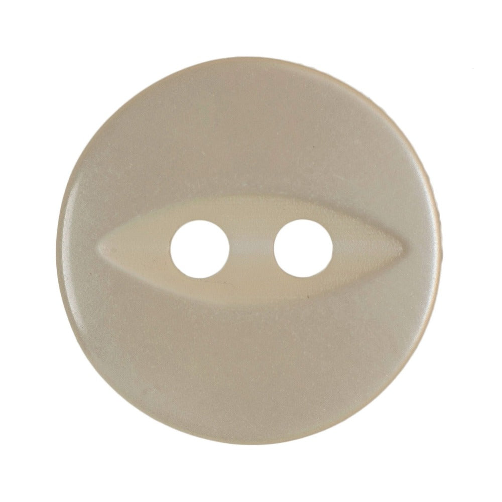Hemline Fish Eye Buttons 13.75 mm Cream