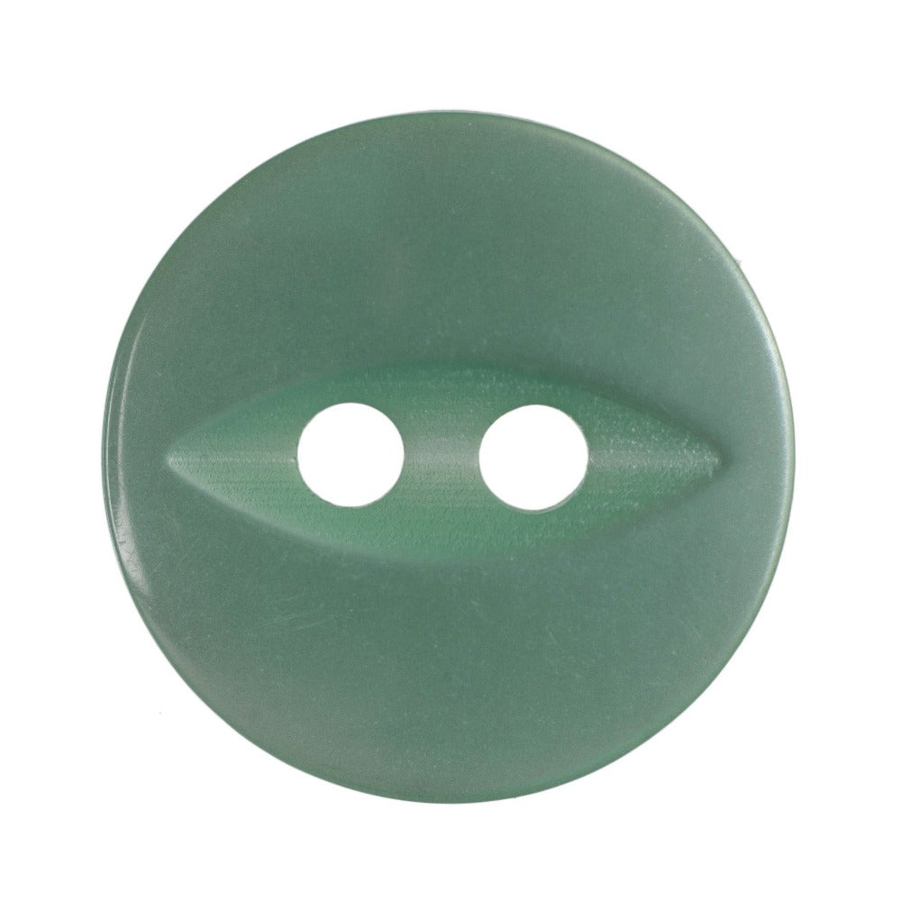 Hemline Fish Eye Buttons 13.65 mm Pale Green