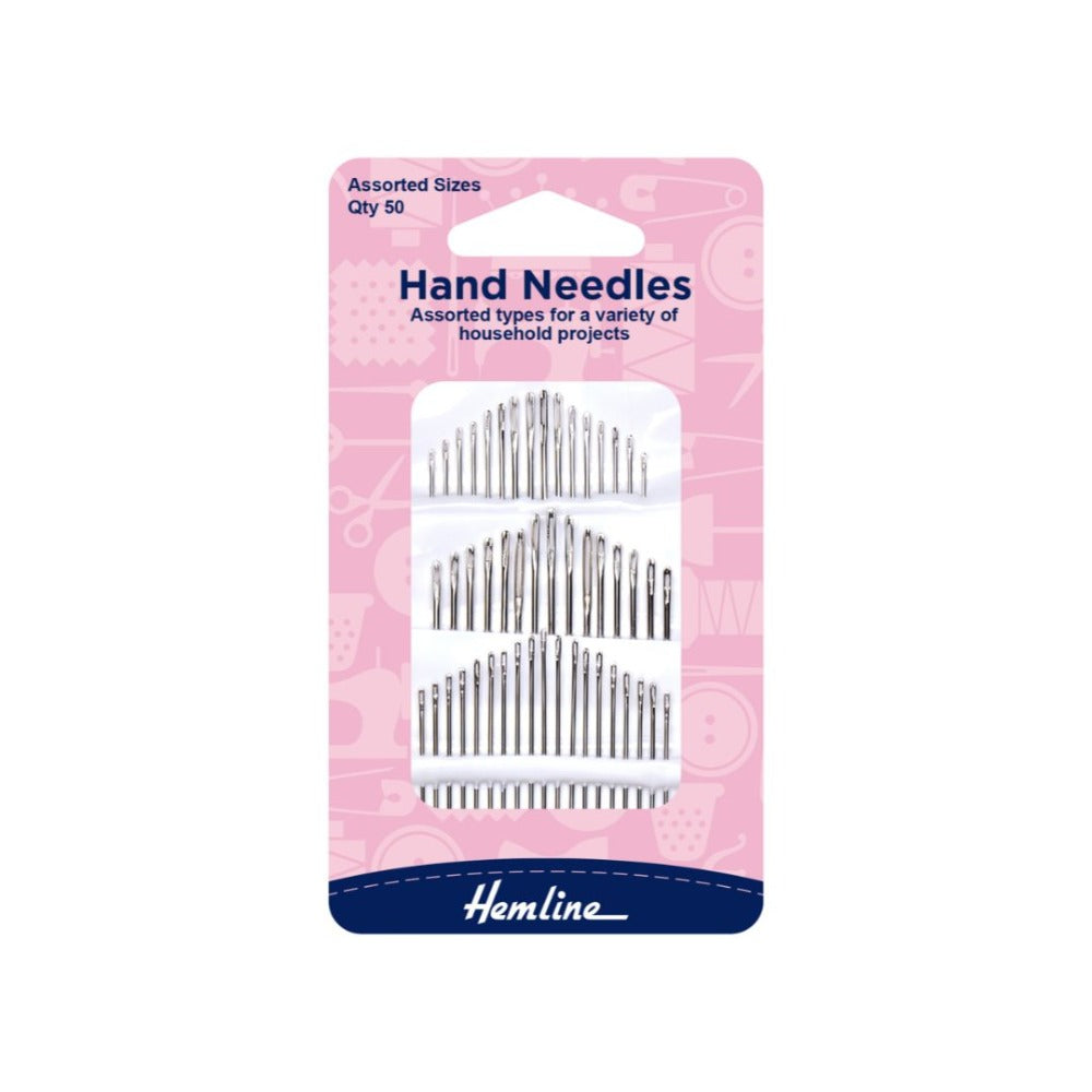 Hemline Hand Needles Assortment Pack of 50