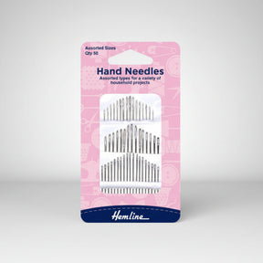 Hemline Hand Needles Assortment Pack of 50