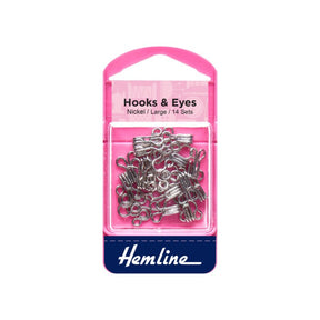 Hemline Hook and Eyes Size 3