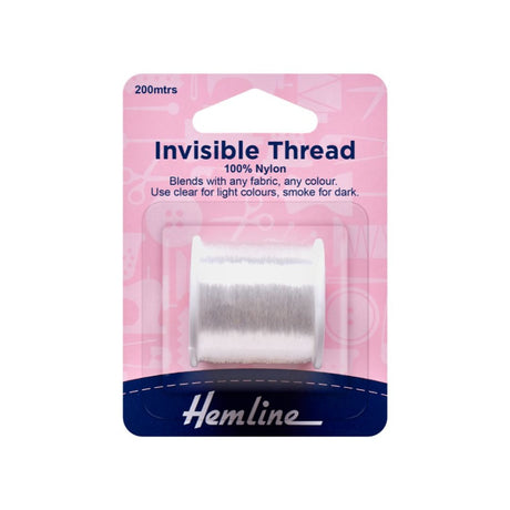 Hemline Invisible Thread Clear