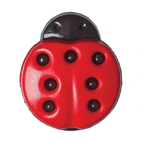 Hemline Ladybird Buttons 15 mm