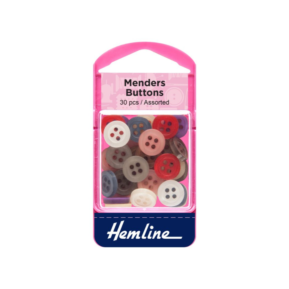 Hemline Menders Buttons Pack of 30