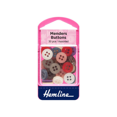 Hemline Menders Buttons Pack of 30