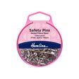 Hemline Nickle Safety Pins Value Pack 100