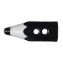 Hemline Pencil Shaped Button Black