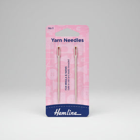 Hemline Plastic Wool Needles Pack of 2