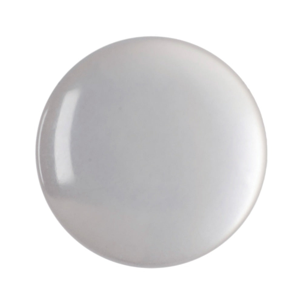 Hemline Round Button Size 11.25 cm White