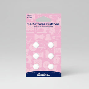 Hemline Self Cover Buttons 11 mm