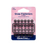Hemline Sew on Black Invisible Snap Fasteners