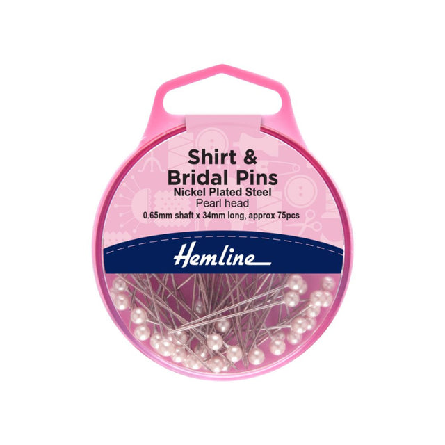Hemline Shirt and Bridal Pins Pack of 75