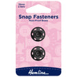 Hemline Snap Fasteners Black 18 mm