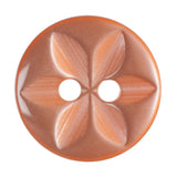 Hemline Traditional Baby Buttons Apricot