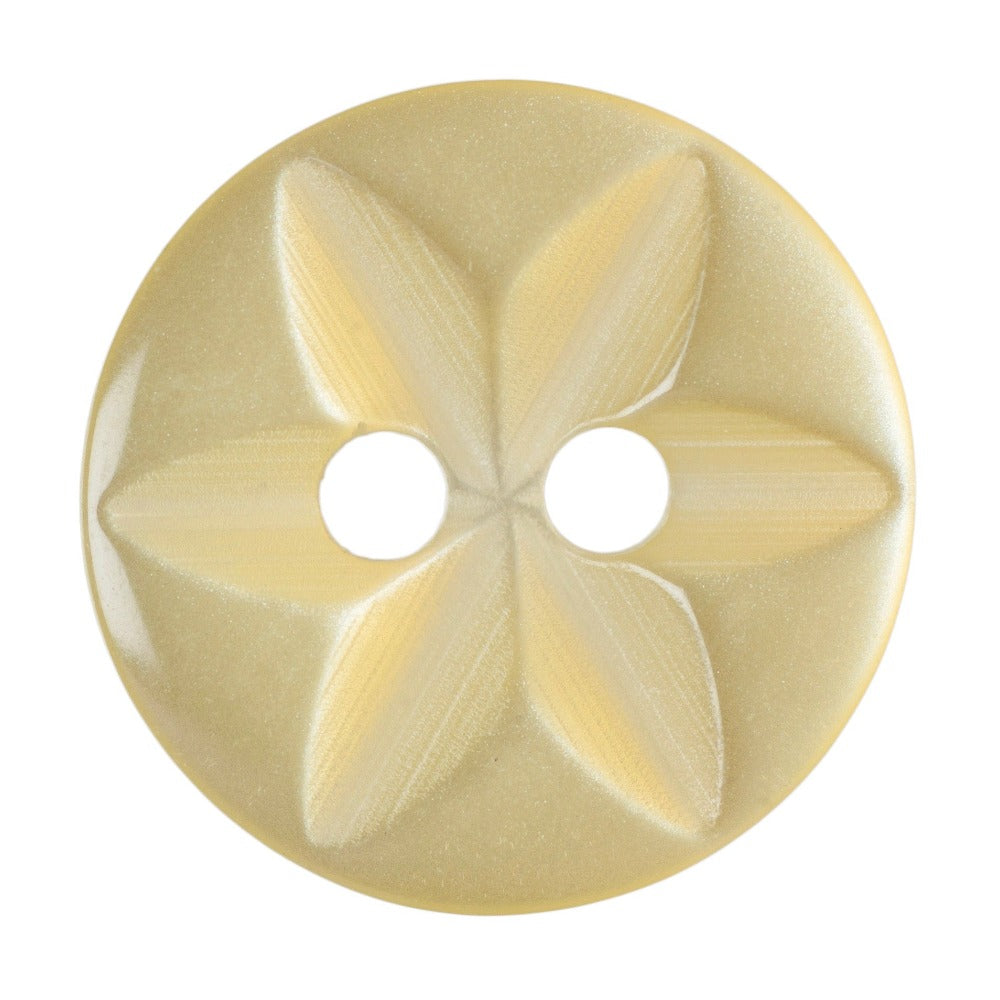 Hemline Traditional Baby Buttons Lemon