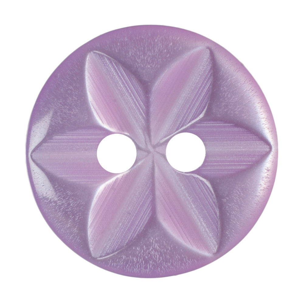 Hemline Traditional Baby Buttons Lilac