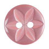 Hemline Traditional Baby Buttons Pink