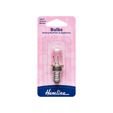 Hemline Sewing Machine Bulb Screw in Medium