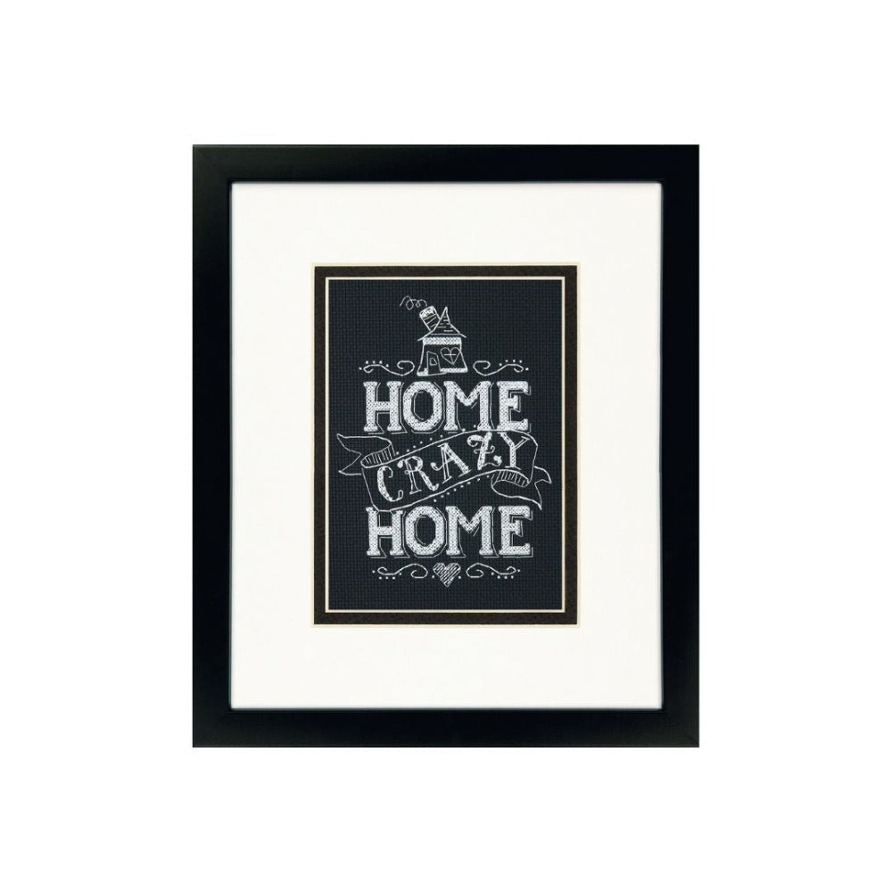 Home Crazy Home Cross Stitch Kit