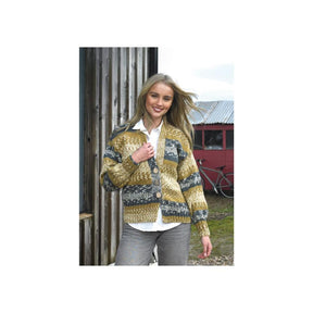James Brett Aran Cardigan Knitting Pattern JB915
