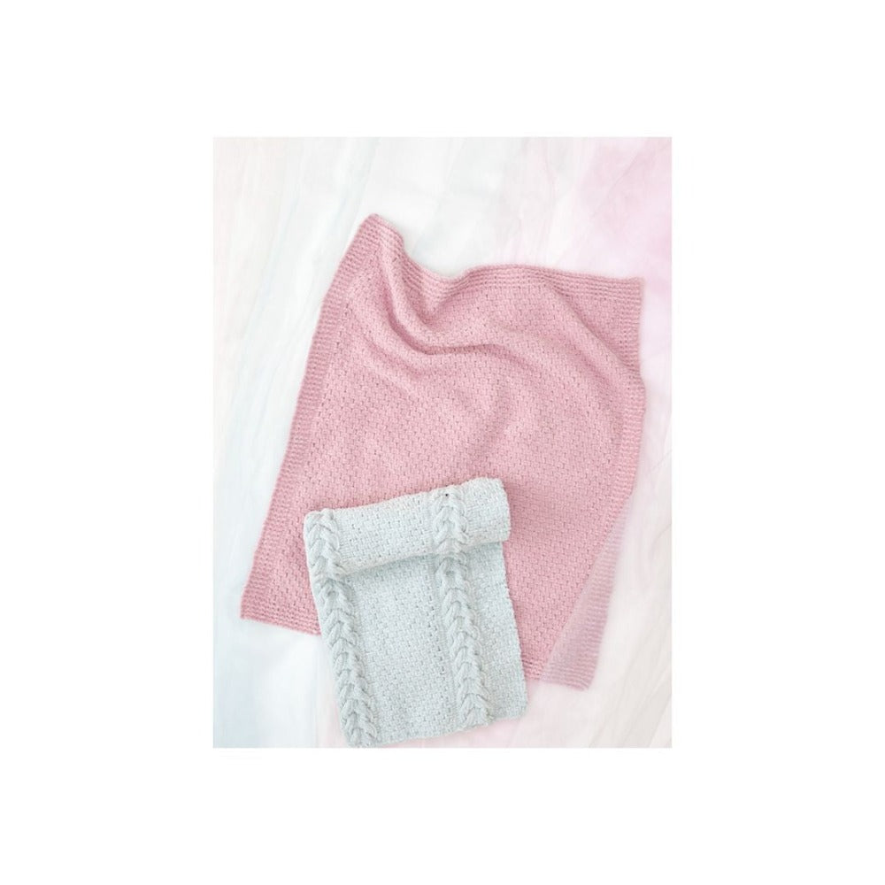 James Brett Baby Blanket Knitting Pattern JB733
