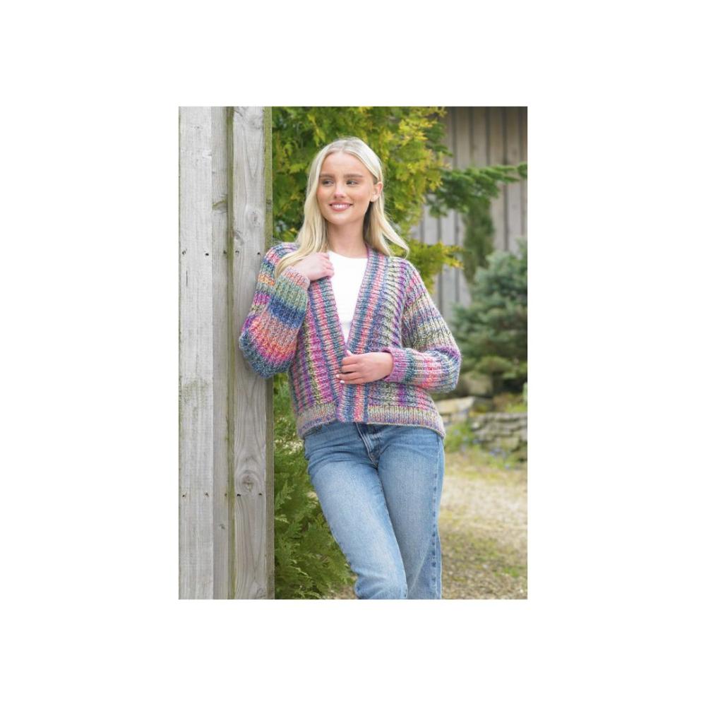 James Brett Chunky Cardigan Knitting Pattern JB840