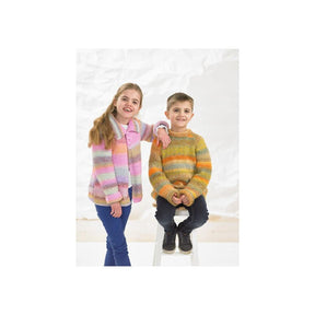 James Brett Kids Chunky Knitting Pattern JB858