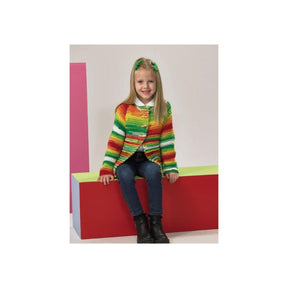 James C Brett Kids Chunky Cardigan Knitting Pattern JB770