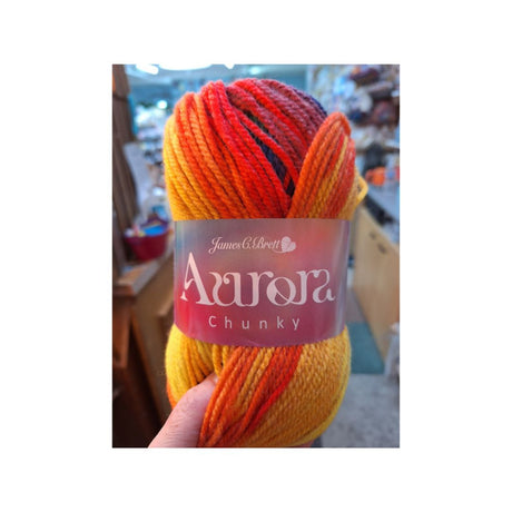 James C Brett Aurora Chunky Self Striping Yarn