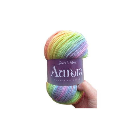James C Brett Aurora Self Striping DK Yarn