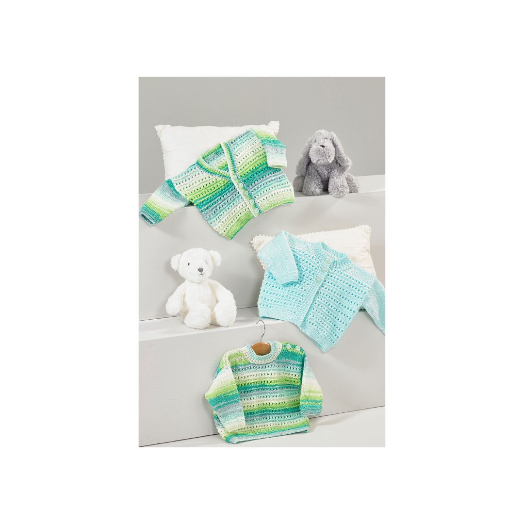 James C Brett Baby DK Knitting Pattern JB885