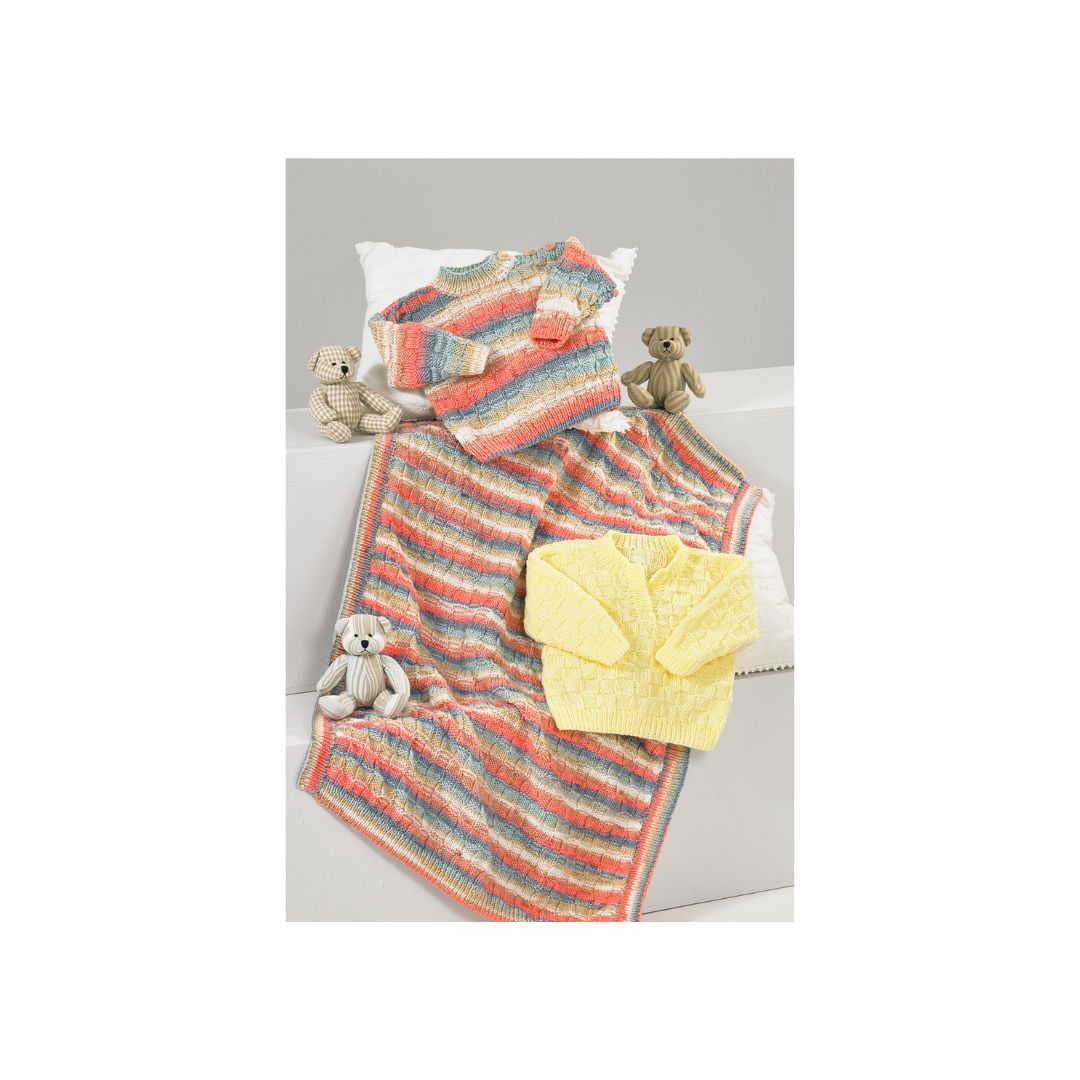 James C Brett Baby DK Knitting Pattern JB883