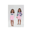 James C Brett Kids Dress and Cardigan Knitting Pattern JB984