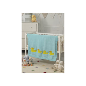 James C Brett Duck Baby Blanket Knitting Pattern JB907