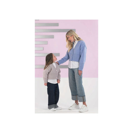 James C Brett Elegance DK Cardigan Knitting Pattern JB992