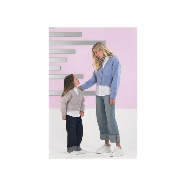 James C Brett Elegance DK Cardigan Knitting Pattern JB992