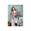 James C Brett Kids Hooded Cardigan Knitting Pattern JB958