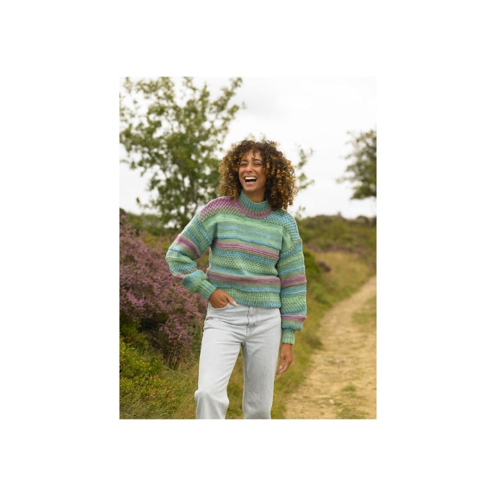 James C Brett Ladys Chunky Sweater Knitting Pattern JB999