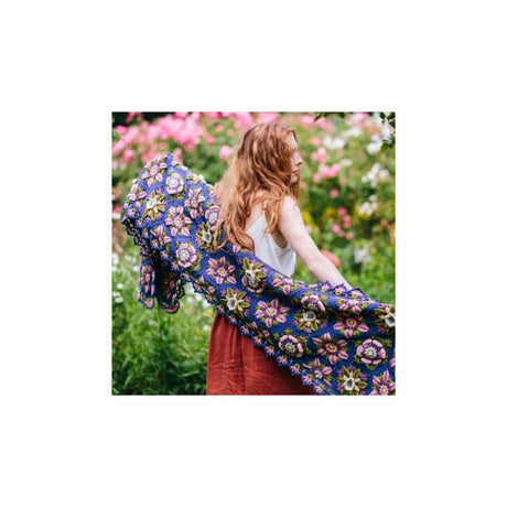 Janie Crow Climbing Rose Wrap Pattern